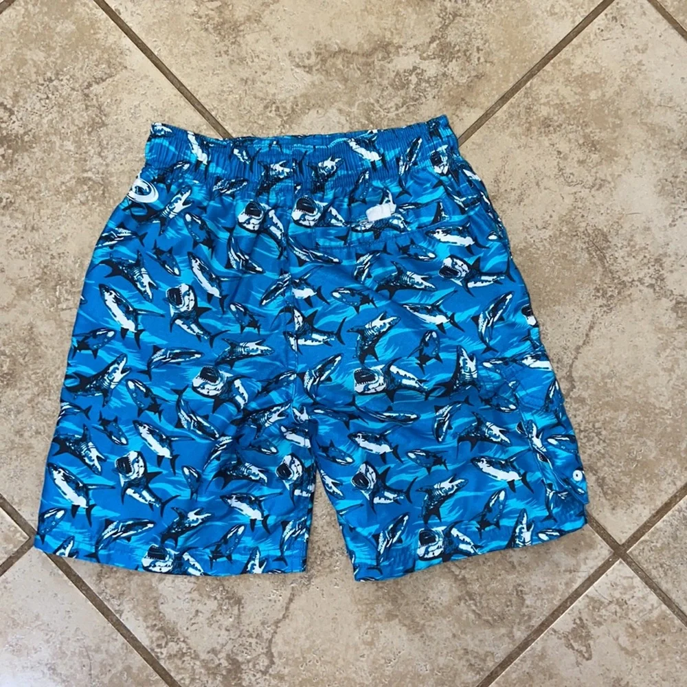 O’Rageous Shark Swim Trunks and Rash Guard Top with Bonus Rash Guard